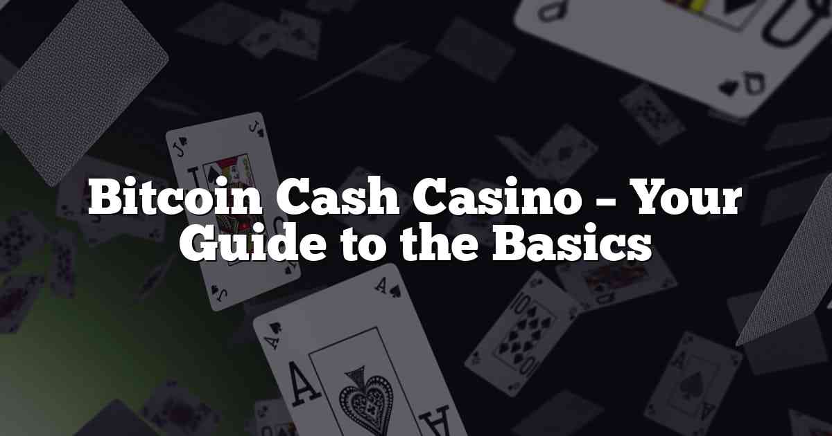 Bitcoin Cash Casino – Your Guide to the Basics